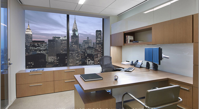 老總辦公室裝修設計效果圖