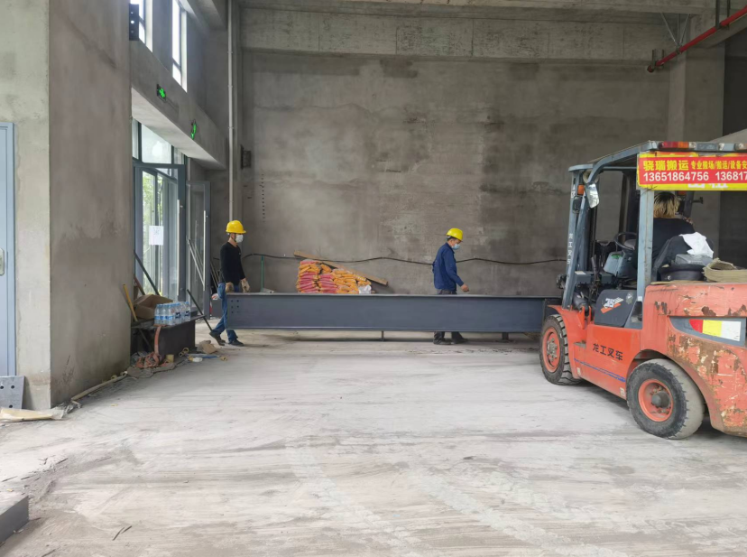 鋼結構夾層主梁安裝圖片 鋼結構夾層主梁安裝圖片