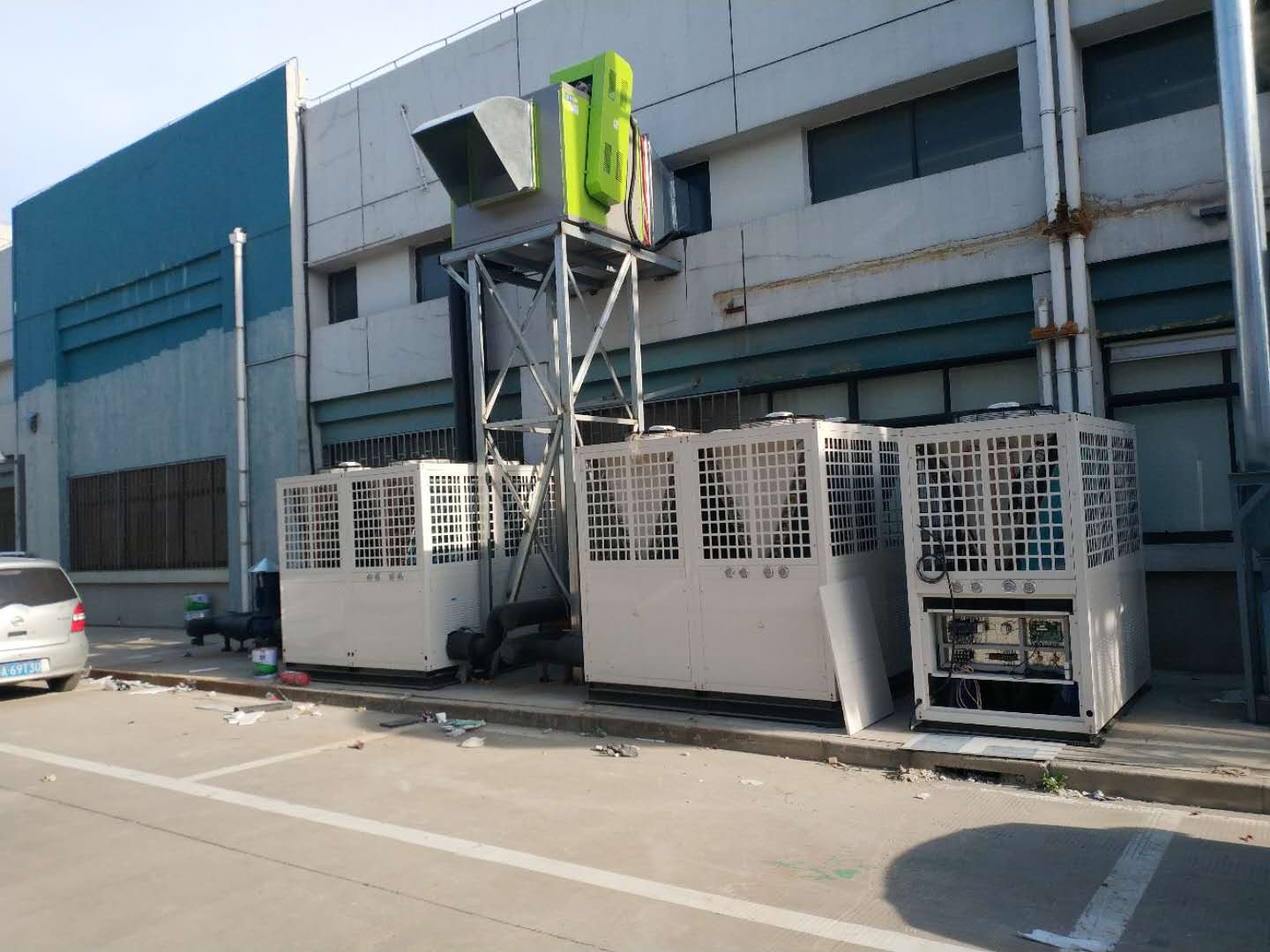 上海松江新橋化妝品工廠裝修凈化工程_十萬級工廠凈化